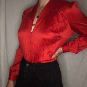 Beautiful red blouse 🍒💥